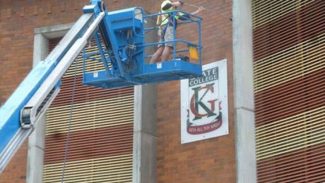 Building cleaning bricks