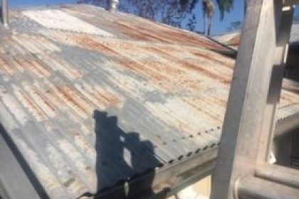 Rusted Galvanized Roof Restored