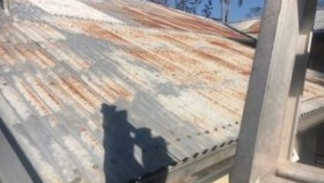 Rusted Galvanized Roof Restored