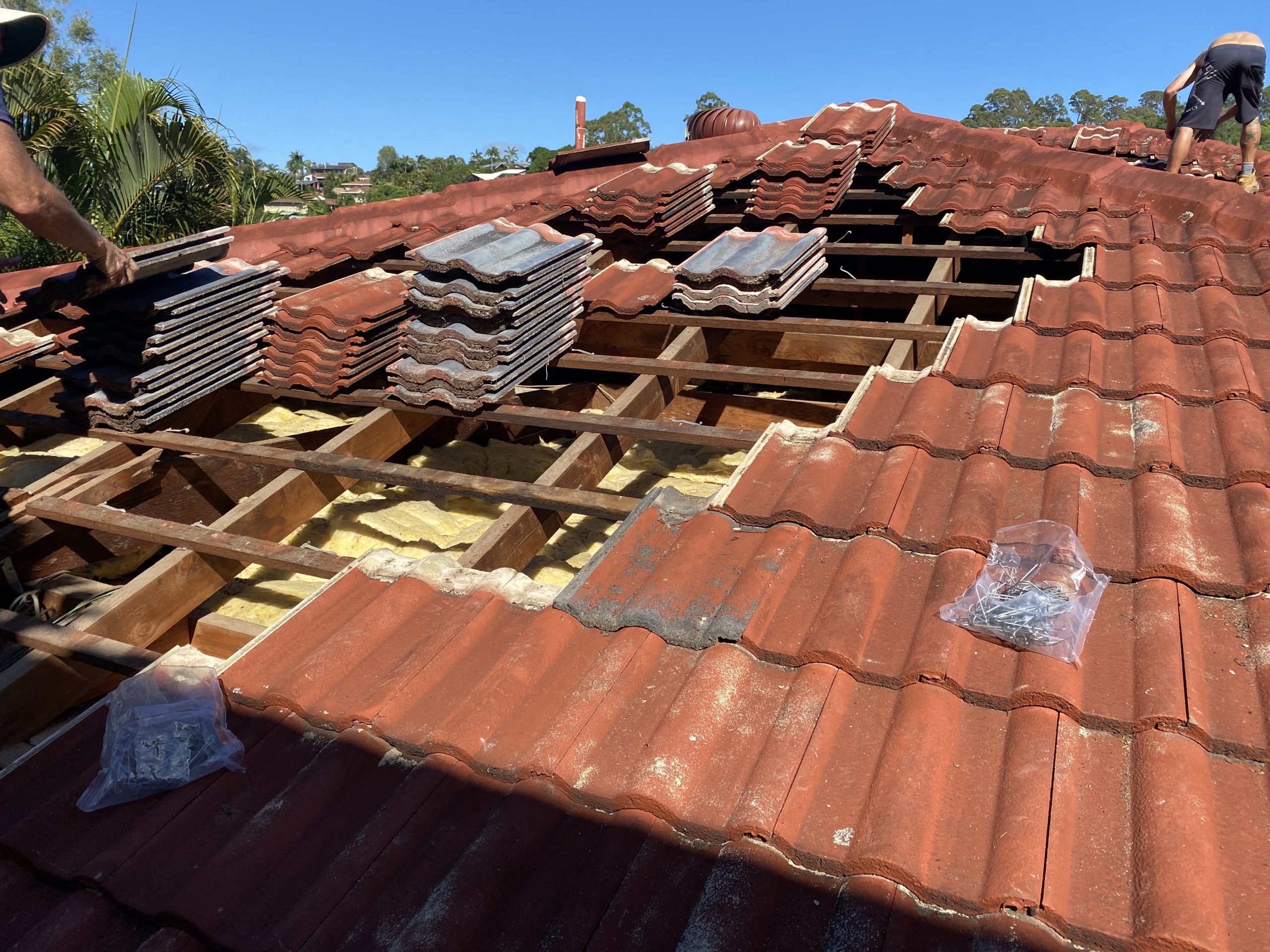 Removing tiles