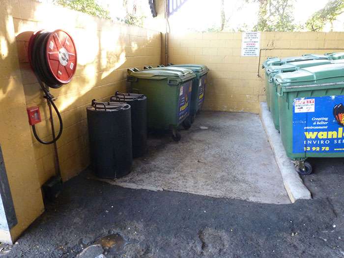 waste area cleaning